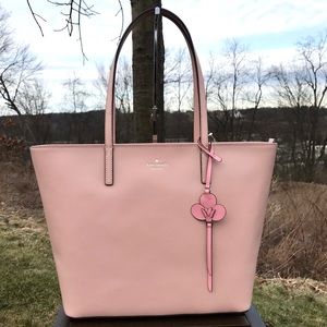 Kate Spade Kelsey Leather Tote Rosycheeks